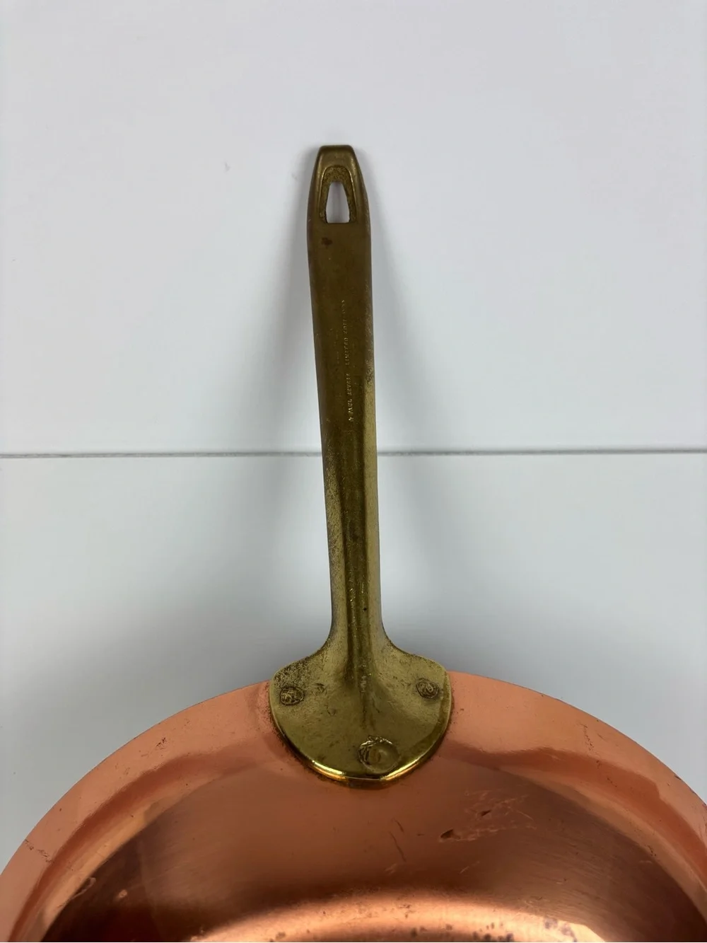 Vintage PAUL REVERE WARE Signature Series USA Copper 10.5” Skillet Fry Pan